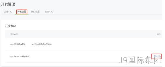 开发设置