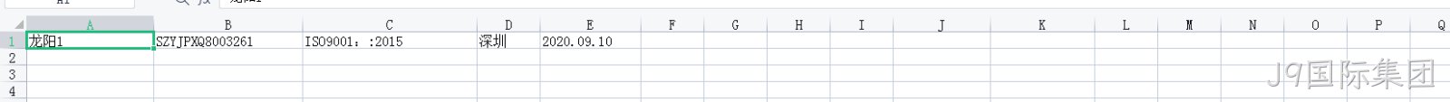 待导入Excel
