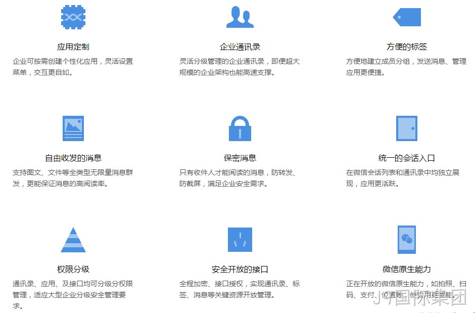 微信企业号功能